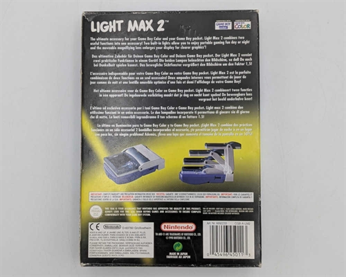 GameBoy Color Light Max 2 - GameBoy Color Tilbehør (B Grade) (Genbrug)